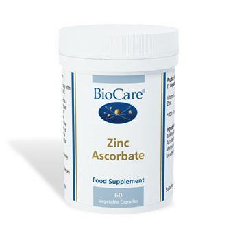 BioCare Zinc Ascorbate - 60 Veg Caps - Image 2