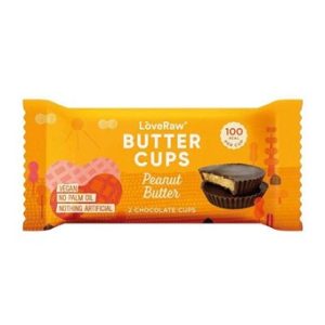 LoveRaw Butter Cups- Peanut Butter - 34g