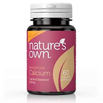 Nature&039;s Own Wholefood Calcium 200mg - 60caps - Image 2