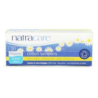 Natracare Super Non Applicator Tampons - 20 Tampons - Image 2