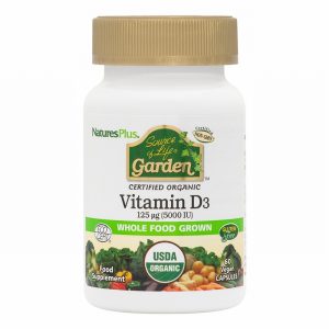 SOL GARDEN ORGANIC VIT D3 5000IU CAP 60