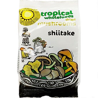Tropical Wholefoods Shiitake Mushrooms - 50g - Image 2
