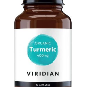 Viridian Organic Turmeric 400mg - 30 Veg Caps