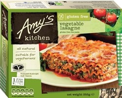 Amys Gluten Free Vegetable Lasagne - 255g - Image 2