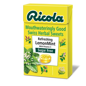 Ricola Lemon Mint Sugar Free Lozenges Box - 45g - Image 2