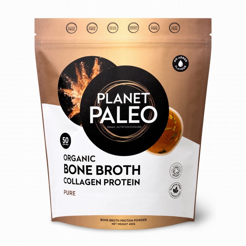 Organic Bone Broth Collagen Protein - Pure (Unflavoured)