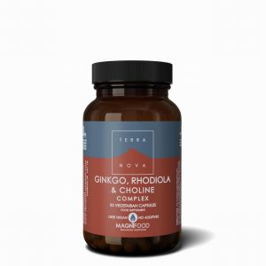 Terranova Ginkgo Rhodiola and Choline Complex - 50caps