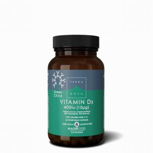 Terranova Green Child Vitamin D3 400IU - 50caps
